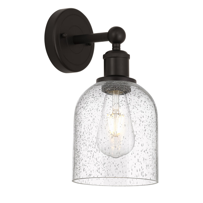 Allysson Steel Armed Sconce, Seedy, Oil Rubbed Bronze