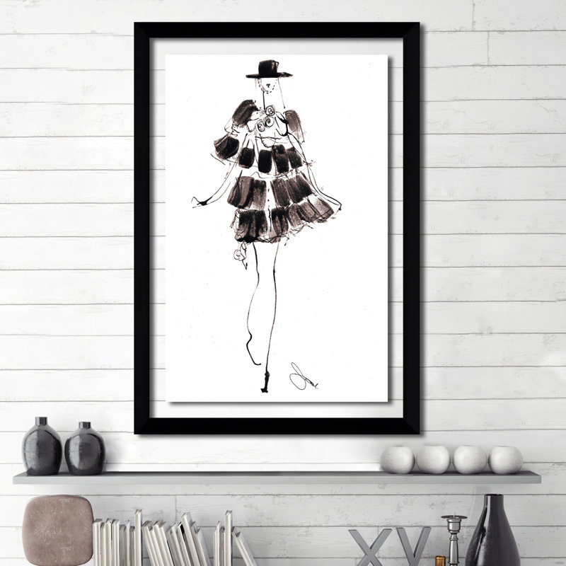 « eva two », impression sur toile, H 27,5 po x l 21,5 po x P 0,75 po, Cadre noir