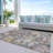 Machine Washable Indoor/Outdoor Chantille ACN1109 Gold Rug-109485295