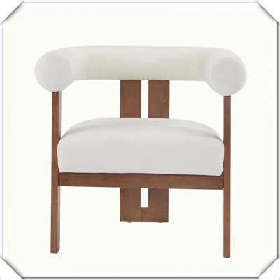 Chaise d'appoint moderne rembourrée pour la maison