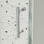 Porte de douche de 56 à 60 po x H 71 po, verre trempé de 1/4 po, pivotant, réversible, fermeture magnétique, conception de fuite, style, installation facile, fermeture, fuite
