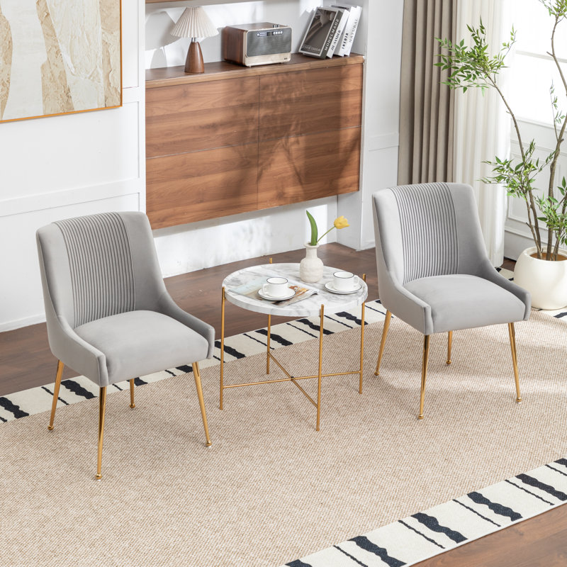 Chaise d'appoint Elian, gris