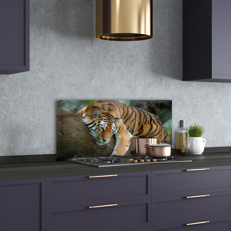 50cm W x 100cm L Glass Peel and Stick Panel