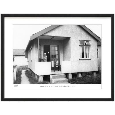 Jaywick, A 'B' Type Bungalow C1955 by Francis Frith - Single Picture Frame Print