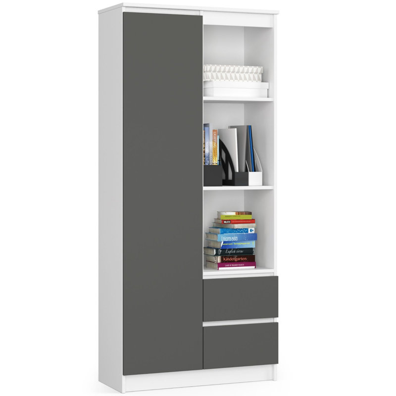 Austi 180cm H x 80cm W Standard Bookcase