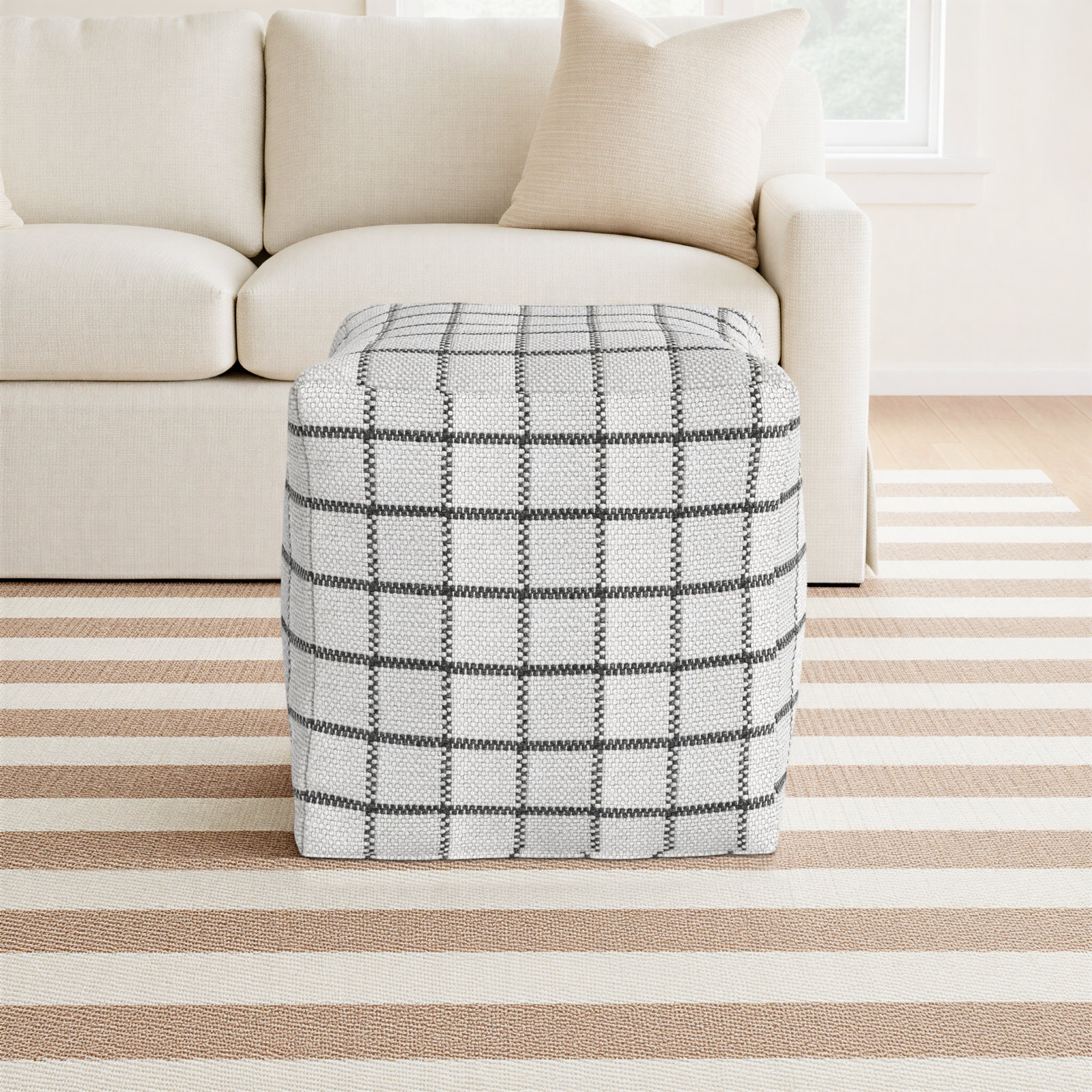 Levon Upholstered Pouf