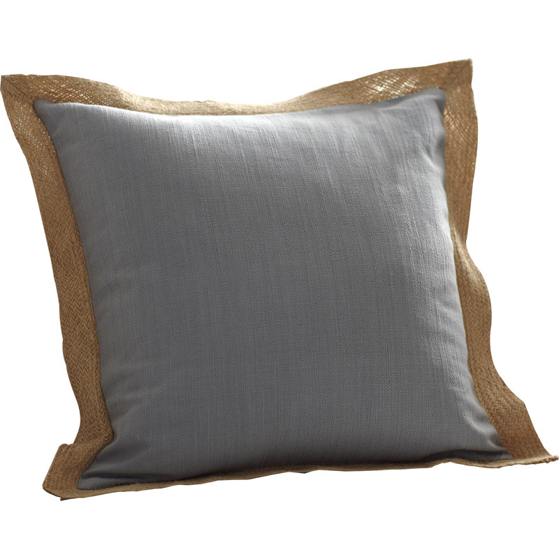 Coussin Cadence, 20 po x 20 po, Étain, Housse de coussin seulement