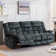 Edilmar 83.1'' Wide Contemporary and Overstuffed Manual Reclining Sofa with Wide Backrest