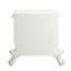 Table de chevet Hithin, finition blanc antique
