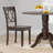 Ultra Solid Wood Top Pedestal Dining Set-1327833211-1327833208-1327833209