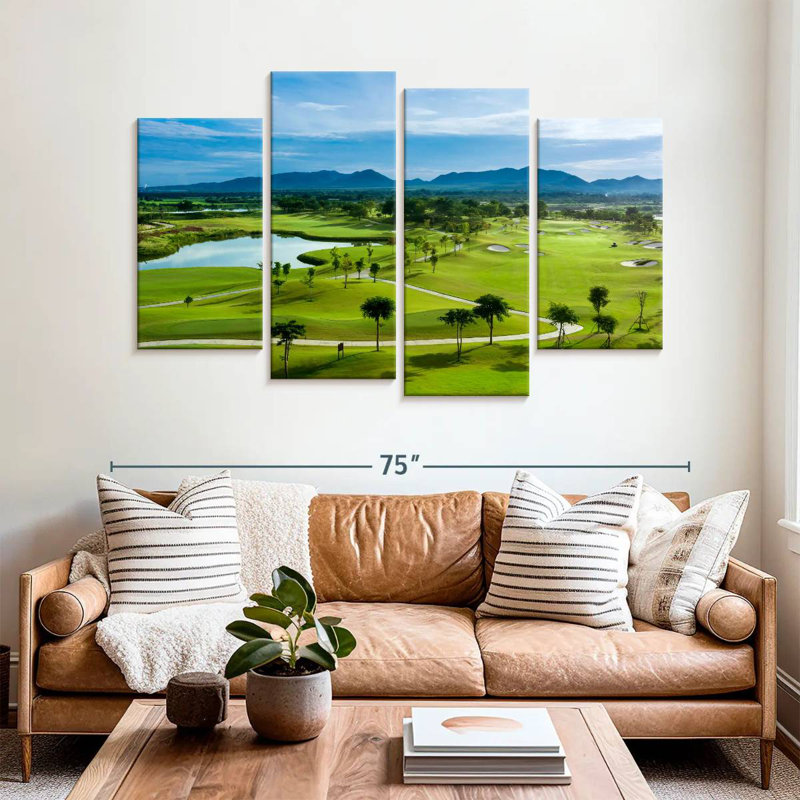 Green golf course Sireci, H 42 po x l 68 po