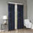 Knitted Jacquard Damask Total Blackout Grommet Top Curtain Panel(Only 1 Pc Panel)-1104596522-1104596527