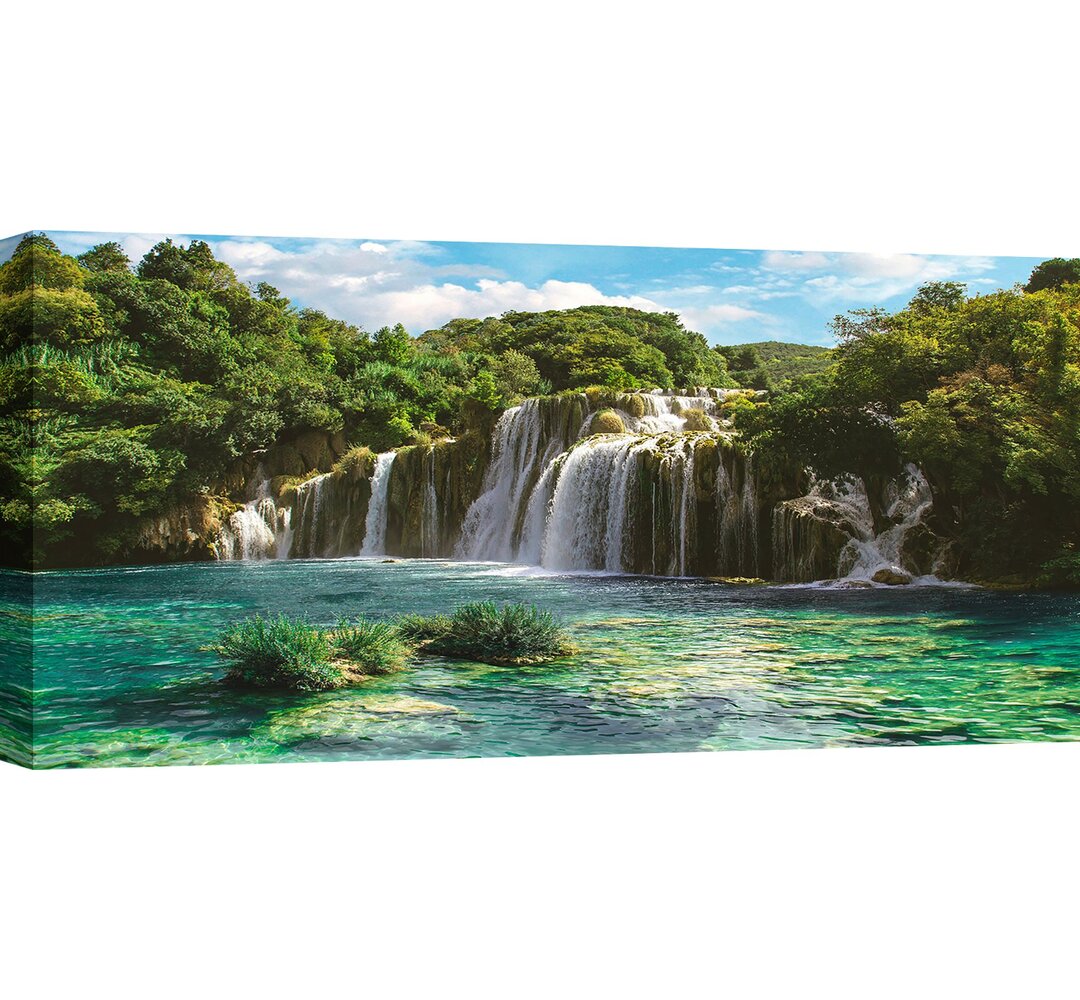 Leinwandbild Wasserfall im Krka Nationalpark, Kroatien