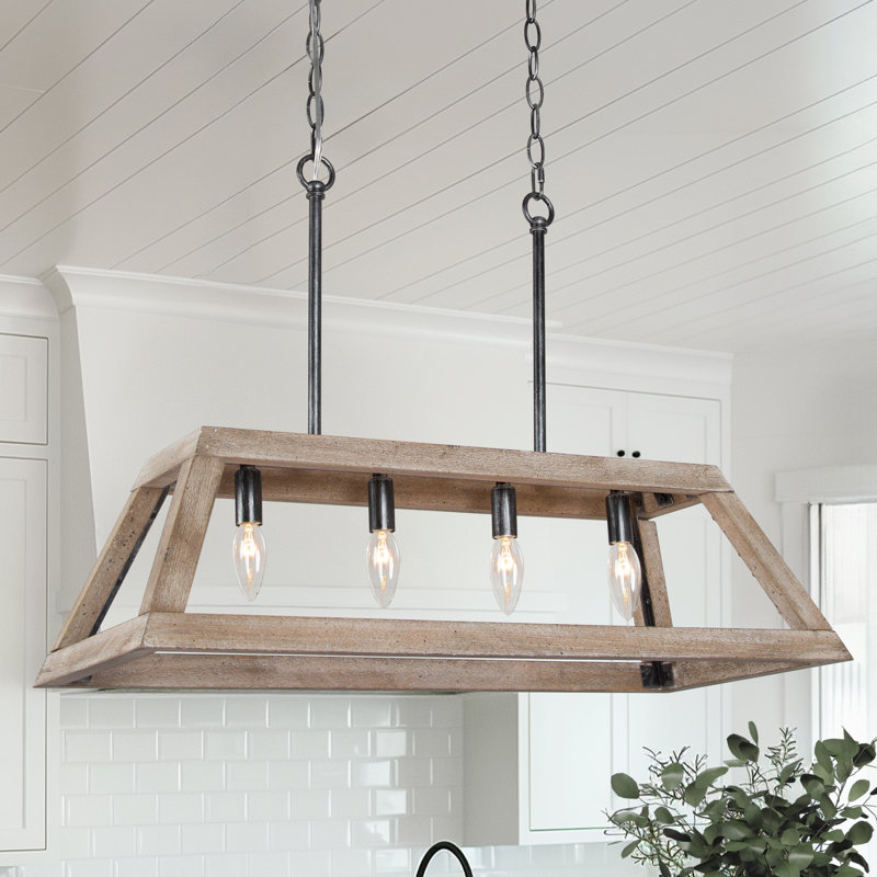 Maestri 4 - Light Dimmable Matte Black Kitchen Island Pendant