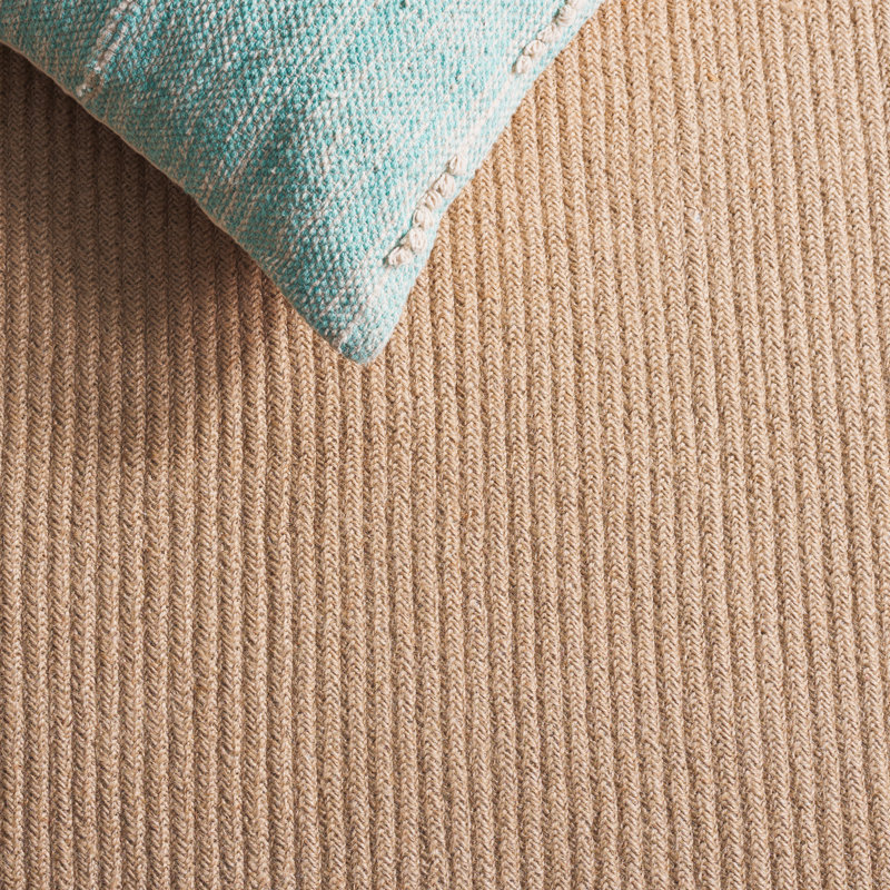 Tapis tressé 803 en naturel / beige, Ovale 5 pi x 8 pi