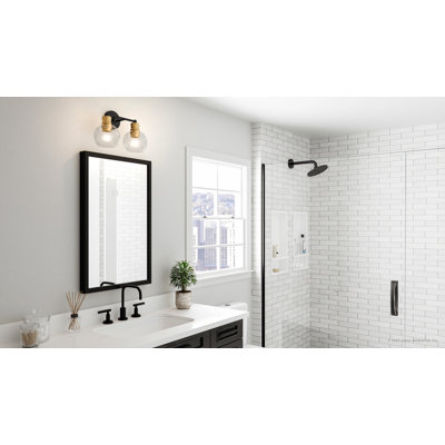 Éclairage pour meuble-lavabo à intensité variable à 2 lumières Jakevia
