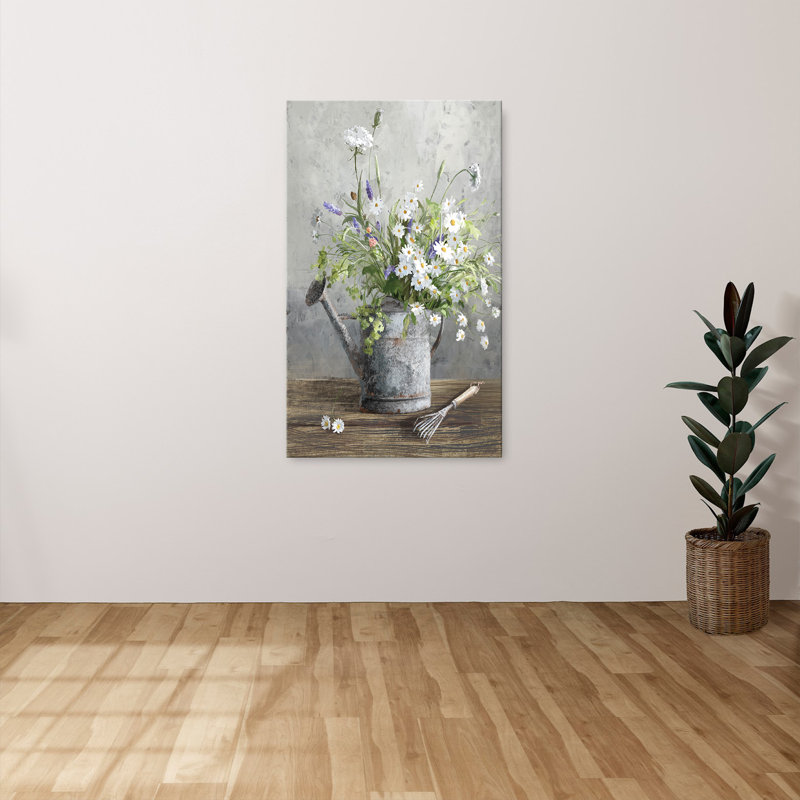"Cottage Gardening II" par Danhui Nai, reproduction sur toile, H 18 po x l 30 po