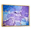 Bleu et mauve abstrait marbre I - peinture sur toile-67380367-67380368