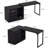 Reversible Corner Office Desk,L-Shaped Computer Desk,Executive Desk