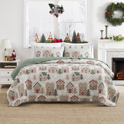 Avanti Linens Gingerbread Quilt Set