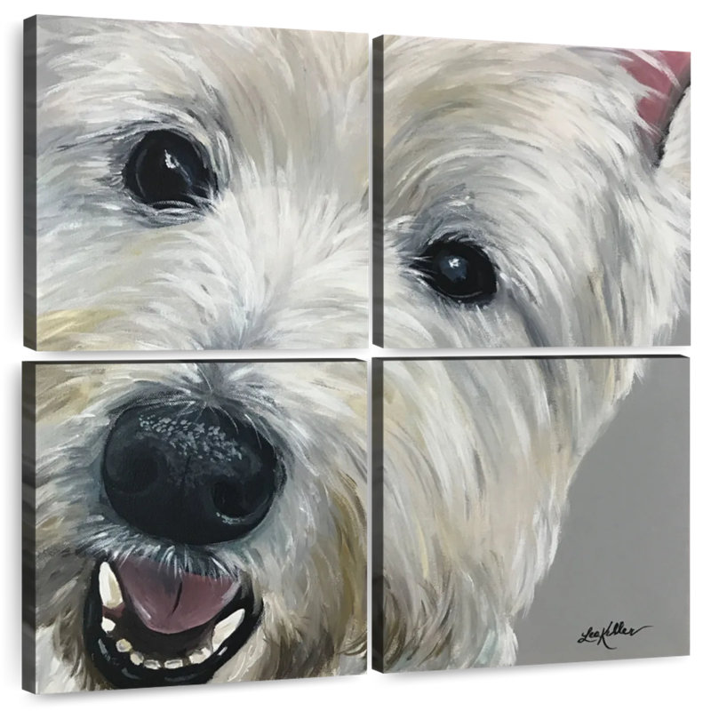 West Highland Terrier, H 57 po x l 57 po