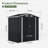 Decksplore 6 ft. W x 4 ft. D Outdoor Storage Shed with Lockable Metal Garden Tool Shed