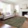 Premium Machine Washable Tiream Green Rug