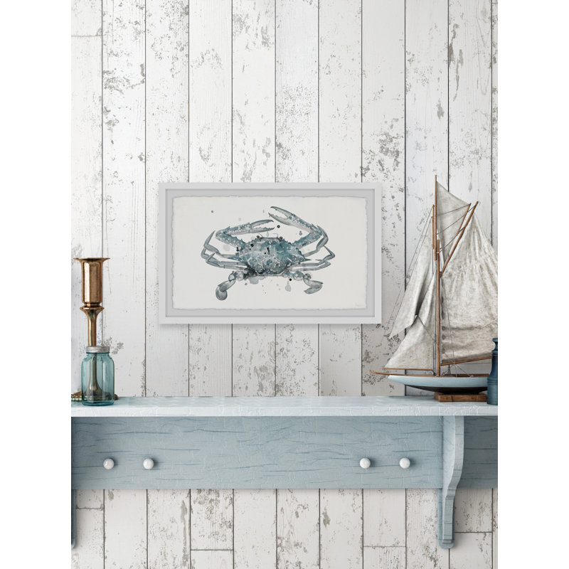 «Crab Madness», reproduction encadrée, H 20 po x l 30 po x P 1,5 po