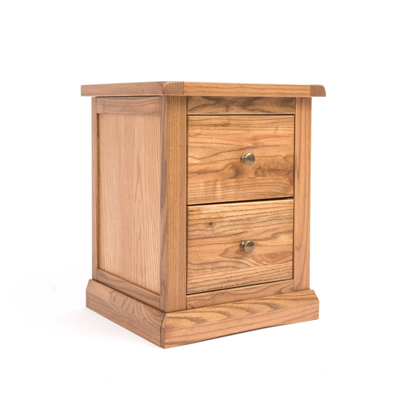 Ripon 45cm W Solid + Manufactured Wood Bedside Table
