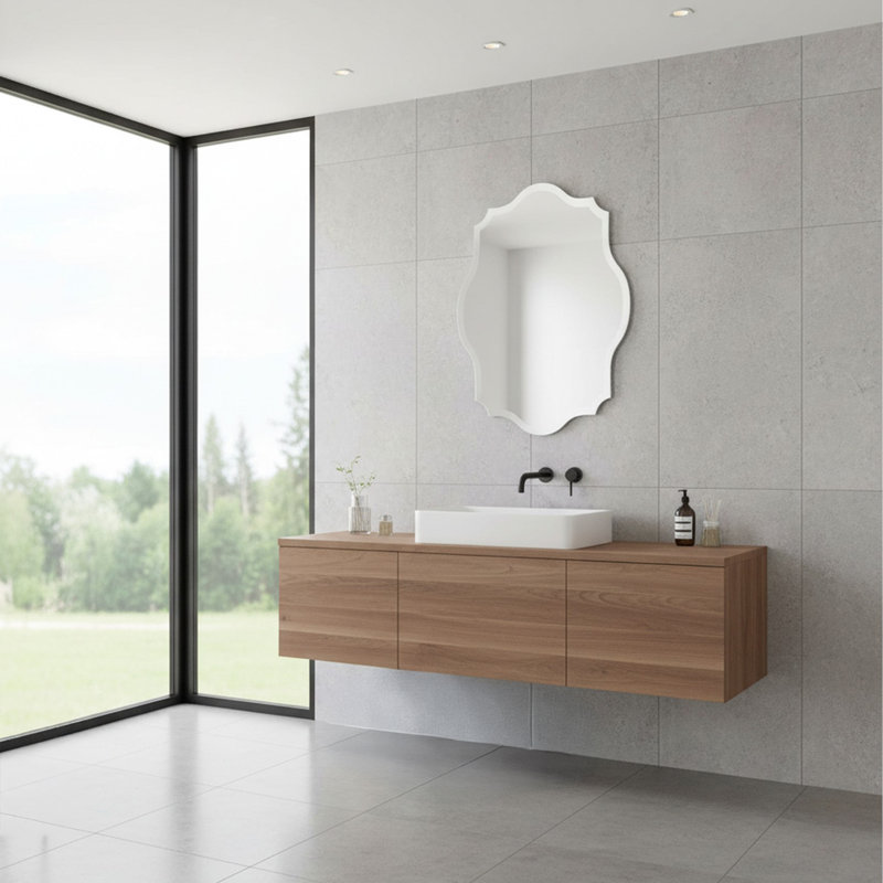 Vreny Scalloped Mirror