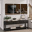 «Black Espresso Machine Coffee Bar», art de cuisine, impression sur toile encadrée, 3 pièces-131585052-131585055
