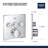 Grohtherm® SmartControl Triple Function Thermostatic Trim with Control Module-40530621