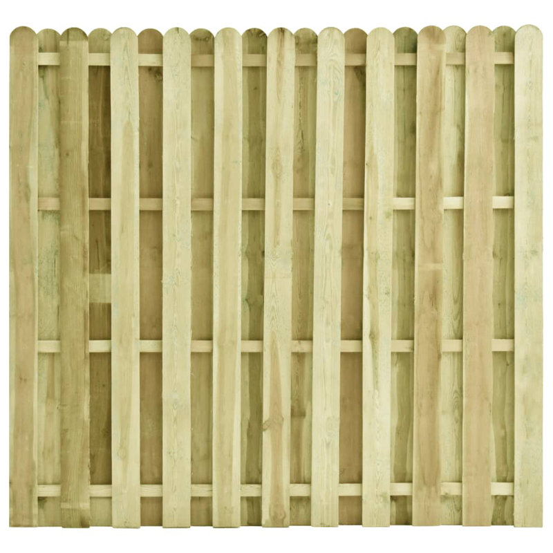 Harworth Wood Fence Panels, Green