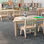 Table d'activité en bois de classe commerciale Bright Beginnings-86004645