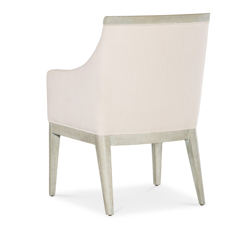 Modern Mood 19'' H Polyester/Polyester Blend Upholstered Arm Chairs, Light Wood/Diamond, Light Wood/Diamond