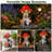 Solar Powered Tiki Figure with Lighted Torch Garden Statue