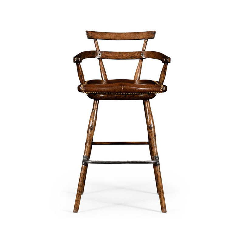 Tabouret de bar 30 po Sherwood, Chêne vieilli