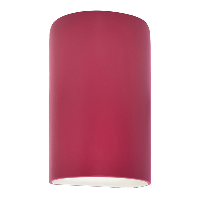 Applique murale encastrée 1 lumière à intensité variable Nomad, Incandescente (non incluse), Cerise, H 12,5 po x l 7,75 po