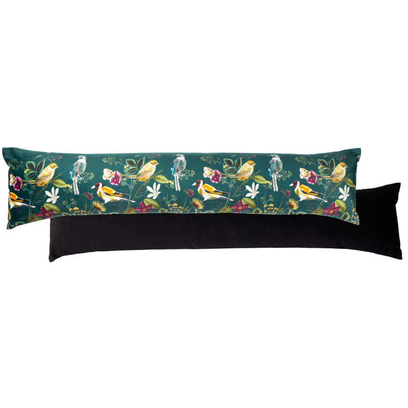 Omariah Floral Teal Rectangular Scatter Pillow Cover
