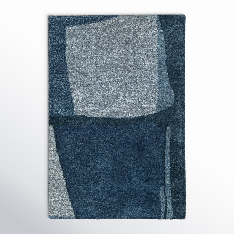 AllModern Shelby Hand-Tufted Wool Area Rug, Rectangle 3' x 5'