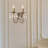 2- Lights Candle Wall Lights Crystal Candle Wall Sconces
