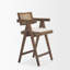 Indie Medium Brown w/ Cane Counter Stool-533918990