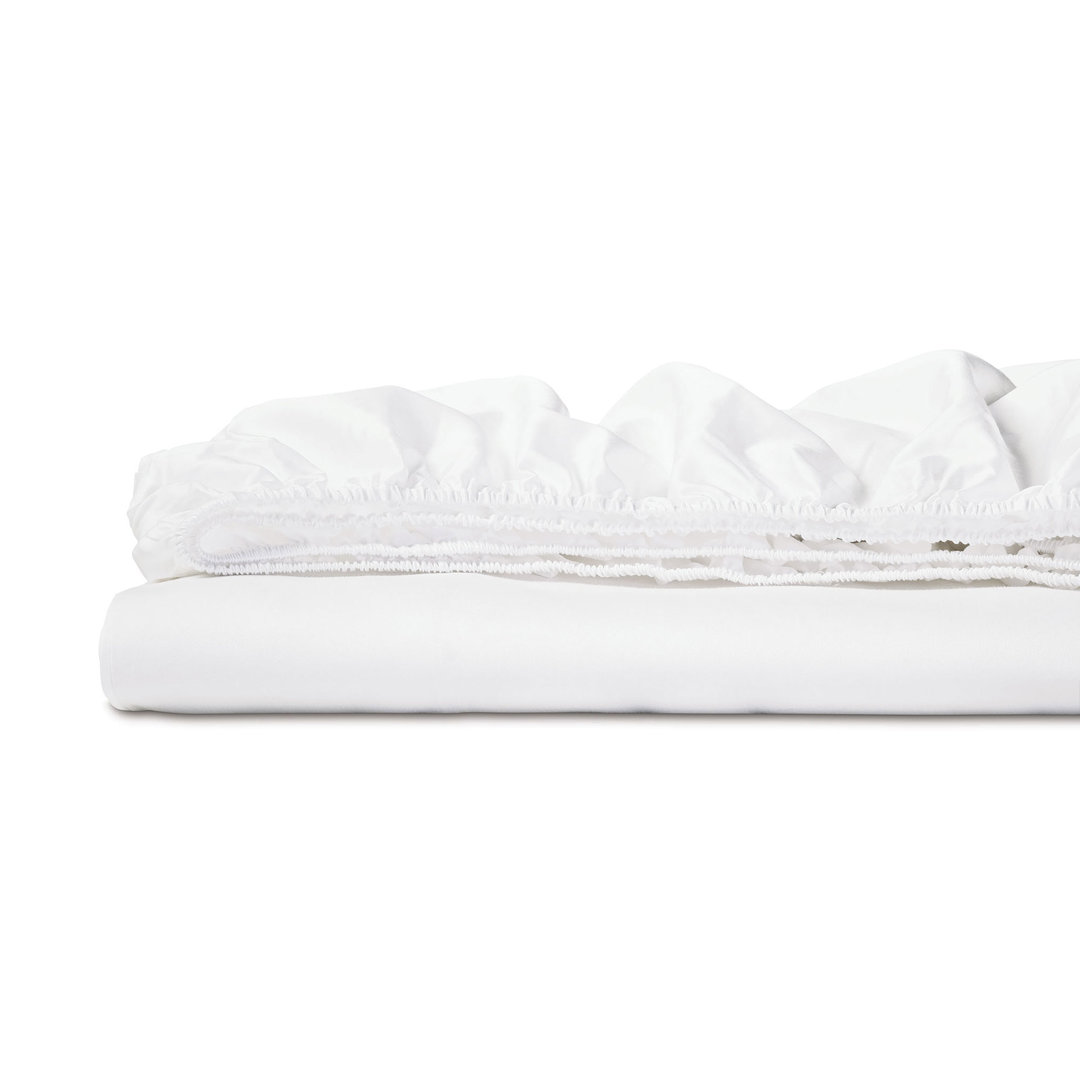 Octavius Egyptian Cotton Percale Fitted Sheet Eastern Accents 