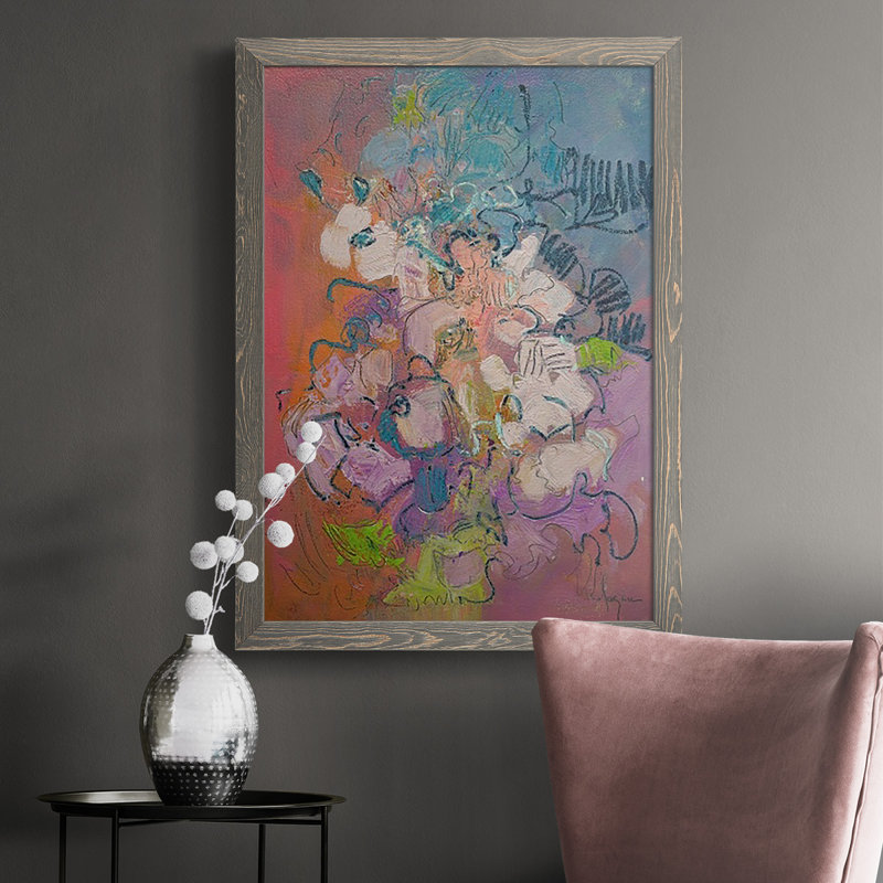 Archipel, reproduction d'art sur toile, gris, H 43,5 po x l 31,5 po x P 1 po