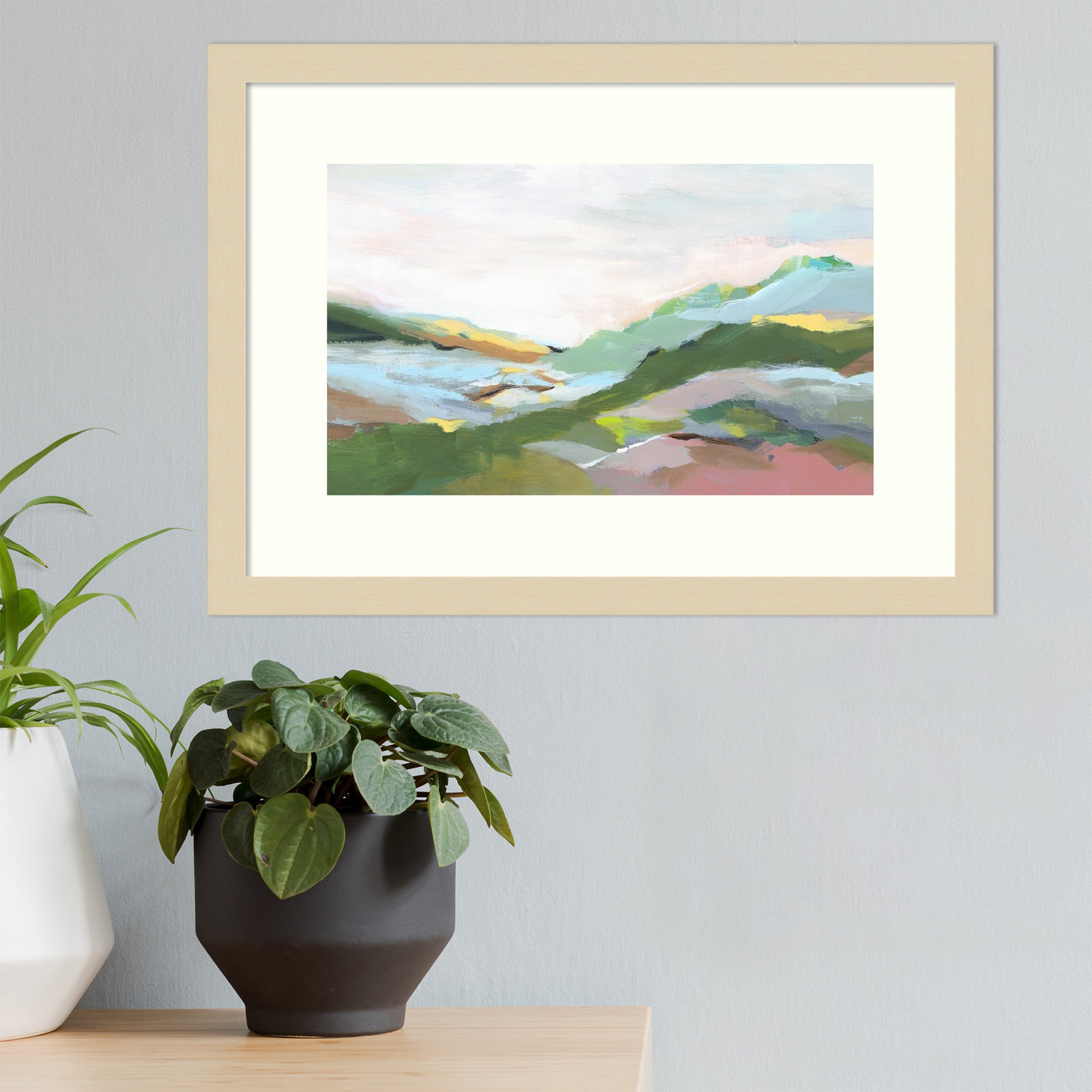 Highland Landscape I Print by Isabelle Z, 27" H x 37" W, Black Framed Paper