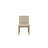 Ashleigh Aurora Leather Upholstered Soft Back Chair, Latte (Set of 2)