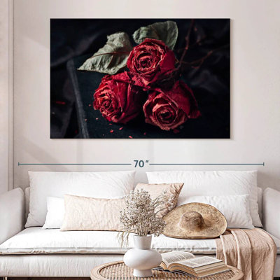 Hitzel Dried Red Roses