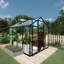 Serre en aluminium Aoodor avec panneaux en polycarbonate-95996361-87292388