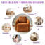 Fauteuil pivotant rembourré 28,7 po-814456675