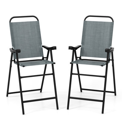Renco Outdoor 24.5 Counter Stool by Arlmont & Co.